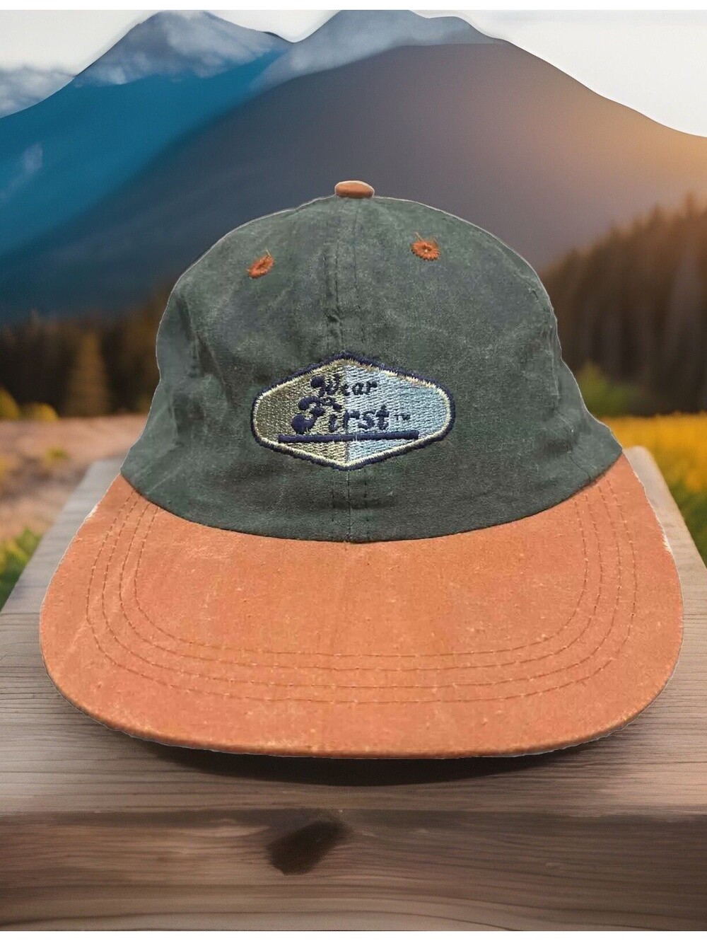 Wear First Men’s Stylish Outfits AmazuClothing Green Orange Baseball Cap